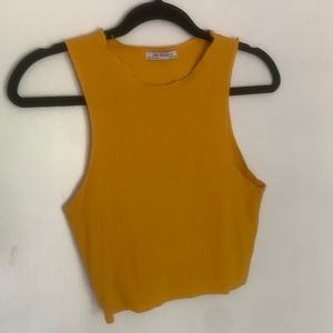 cropped tank top